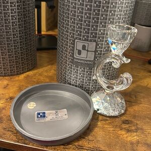 Vintage Swarovski Baroque candle holder